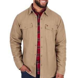 Coleman Khaki Button-Up Jacket XL coat NEW men’s